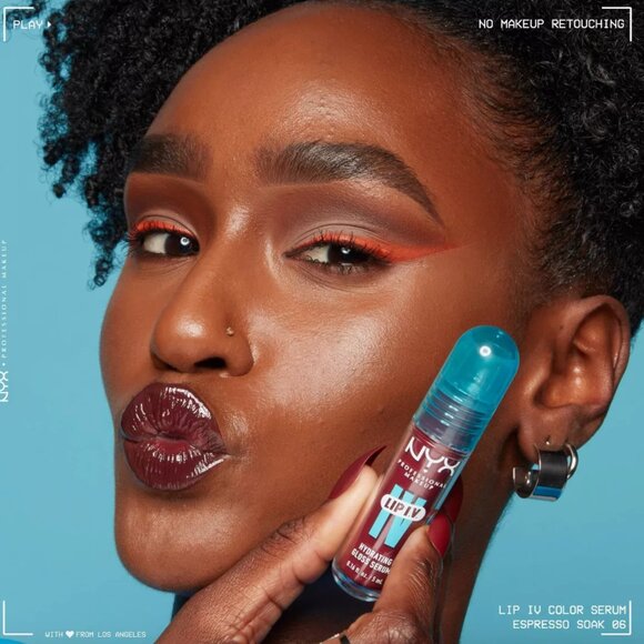 NYX Professional Makeup Lip IV Hydrating Lip Gloss Stain=- ESPRESSO SOAK - Picture 6 of 8